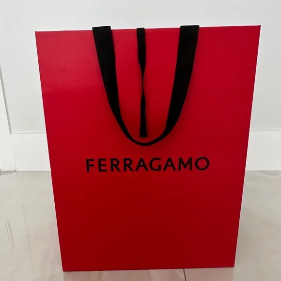 Salvatore Ferragamo Tall Shopping Bag Shoebox and 2 New Dust Bags PRICED TO SELL - Picture 13 of 15